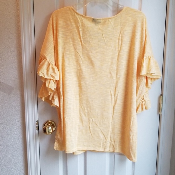 #NWT A.N.A GOLDENROD YELLOW BLOUSE SZ XXLT🌷 - Picture 4 of 5